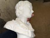 Gipso biustas – mergaitė, pagal Jean-antoine Houdo - nuotraukos Nr. 4