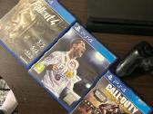 Playstation 4 Slim 1tb su 3 papildomais žaidimais - nuotraukos Nr. 2