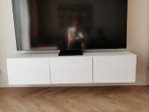 Pakaninama TV spintelė 180x42x38 su bangelėmis - nuotraukos Nr. 2