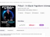 Pitbull koncerto stovimas bilietas - nuotraukos Nr. 2