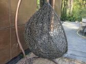 Lauko supamas kreslas metalinis - nuotraukos Nr. 2