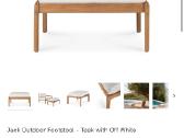 Jack outdoor footstool pufas medis tinkmedis - nuotraukos Nr. 2