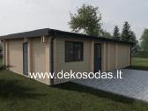 Medinis sodo namelis „savana“ 136,95 m, 44 mm - nuotraukos Nr. 4