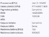 Pc Rtx 4060 ti, 16gb RAM, 1tb SSD - nuotraukos Nr. 7