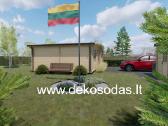 Sodo namelis 10,56 m, 44 mm – 63 m² - nuotraukos Nr. 2