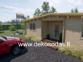 Sodo namelis 10,56 m, 44 mm – 63 m² - nuotraukos Nr. 3