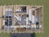 Sodo namelis 10,56 m, 44 mm – 63 m² - nuotraukos Nr. 5