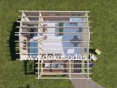 Medinis vasarnamis „giraitė“ 60 m², 44 mm - nuotraukos Nr. 4