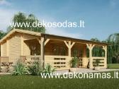 Medinis sodo namelis „sivena“ 44 mm, 7,55,95 m - nuotraukos Nr. 5