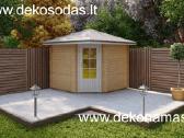 Kampinis medinis sodo namelis 40 mm, 260260 cm - nuotraukos Nr. 3