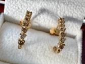 Auksas šampaniniai deimantai 0.58ct - nuotraukos Nr. 2