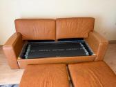 Odinė sofa su miegama funkcija - nuotraukos Nr. 4