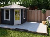 Kampinis medinis sodo namelis 40 mm, 260260 cm - nuotraukos Nr. 2