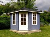 Kampinis medinis sodo namelis 40 mm, 260260 cm - nuotraukos Nr. 3