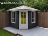 Kampinis medinis sodo namelis 40 mm, 260260 cm - nuotraukos Nr. 4