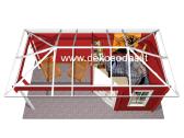 Medinis sodo namelis su pavėsine 40 mm, 580300 cm - nuotraukos Nr. 5