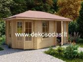 Kampinis medinis sodo namelis 40 mm, 450298 cm - nuotraukos Nr. 2