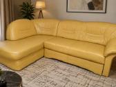 Naturalios odos kreminis kampas sofa-lova - nuotraukos Nr. 2