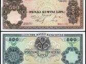 Lietuva - Estija Reprodukcija banknotai - nuotraukos Nr. 2