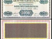 Lietuva - Estija Reprodukcija banknotai - nuotraukos Nr. 3