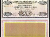 Lietuva - Estija Reprodukcija banknotai - nuotraukos Nr. 4