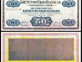Lietuva - Estija Reprodukcija banknotai - nuotraukos Nr. 5
