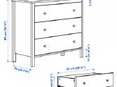 Nauja Ikea Koppang tamsiai ruda komoda - nuotraukos Nr. 5