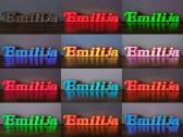Didelis šviečiančių raidžių šviestuvas "Emilija" - nuotraukos Nr. 3
