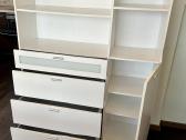 Aukšta Ikea komoda su stalčiais ir durelėmis - nuotraukos Nr. 3