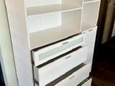 Aukšta Ikea komoda su stalčiais ir durelėmis - nuotraukos Nr. 4