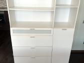 Aukšta Ikea komoda su stalčiais ir durelėmis - nuotraukos Nr. 2
