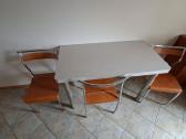 Virtuvės stalas 60x120 ir 3 kėdės - nuotraukos Nr. 6