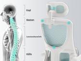 Ergonomiška biuro kėdė su juosmens atrama. - nuotraukos Nr. 5