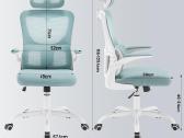 Ergonomiška biuro kėdė su juosmens atrama. - nuotraukos Nr. 10
