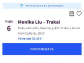 Monika Liu koncerto Trakų pilyje bilietai - nuotraukos Nr. 2