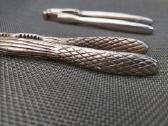 Riešutų gliaudyklės senovinės metalinės du vnt. - nuotraukos Nr. 3