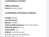 Elektromobilis bagis St Police Xb2118 Black - nuotraukos Nr. 5