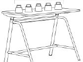 Keičiamo aukščio rašomasis stalas Ikea Gladhöjden - nuotraukos Nr. 8