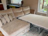 Magrės sofa su miegama dalimi ir daiktadėže - nuotraukos Nr. 4