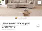 Magrės sofa su miegama dalimi ir daiktadėže - nuotraukos Nr. 7