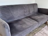 Veliūrinė sofa lova - nuotraukos Nr. 2