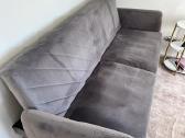 Veliūrinė sofa lova - nuotraukos Nr. 3