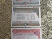 Banknotai Obligacijų - Apyvartinio Stovio. 3 Vnt - nuotraukos Nr. 2