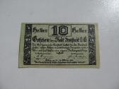Notgeldas 10 heleriu , Freistadt Austrija , 1920 - nuotraukos Nr. 2