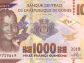 Guinea 1000 guinean francs 2018. Unc. P Parduodu - nuotraukos Nr. 2