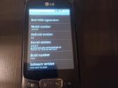 LG P500 veikiantis telefonas - nuotraukos Nr. 3