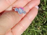 Balto aukso žiedas su 2.55 ct Lab-grown deimantais - nuotraukos Nr. 3