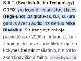 High End S.a.t Bladelius Cdfix CD grotuvas - nuotraukos Nr. 7