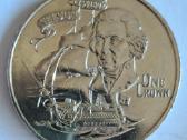 1980 Gibraltaras 1 krona - nuotraukos Nr. 2