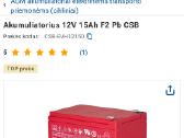 Akumuliatorius 12v 15ah F2 Pb Csb - nuotraukos Nr. 2